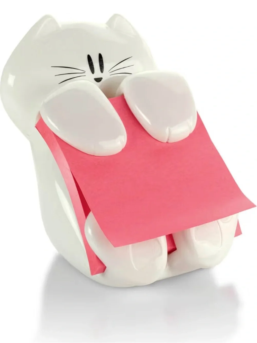 Cat Post It Note Dispenser  Accessory Holder
